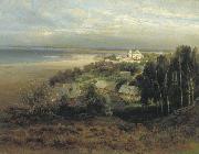 Alexei Savrasov Monastery of Caves near Nizhny Novgorod oil on canvas